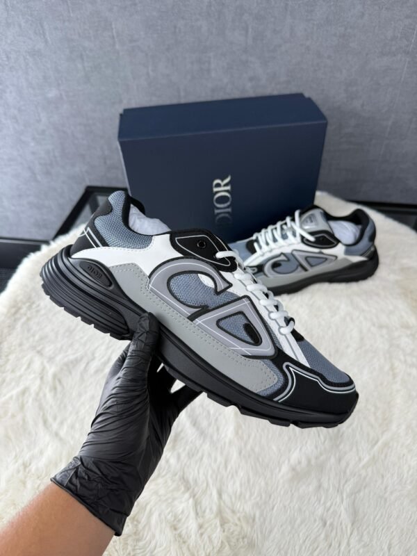 Christian Dior B30 Grey Black , Zwarte zool