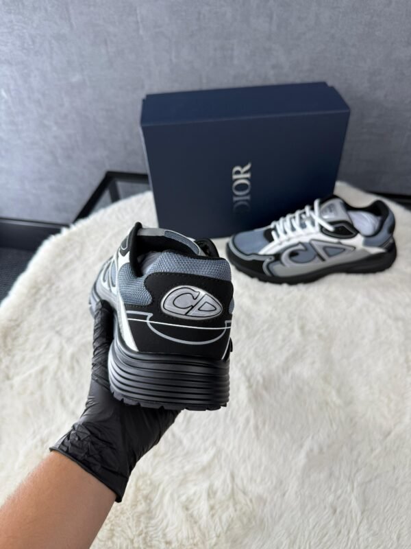 Christian Dior B30 Grey Black , Zwarte zool