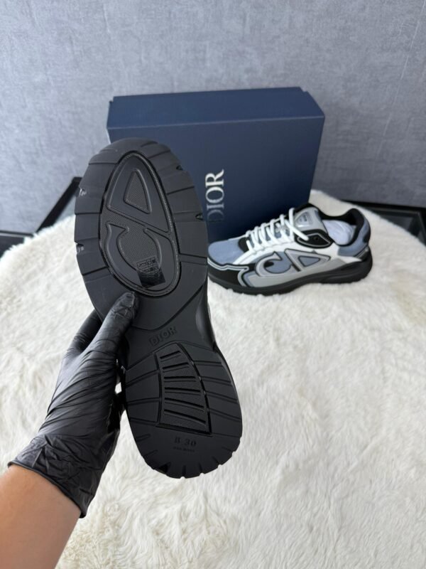 Christian Dior B30 Grey Black , Zwarte zool