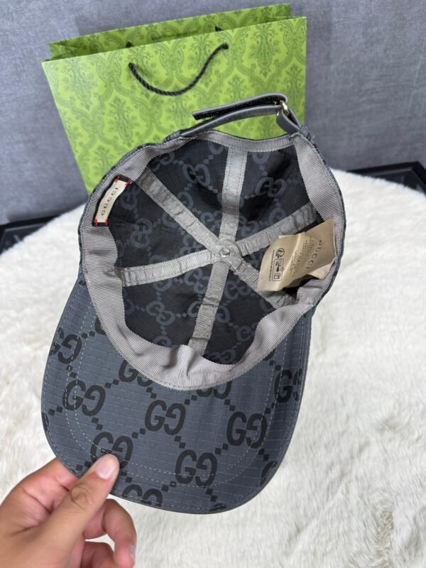 Gucci GG Ripstop Baseball Cap Grafiet