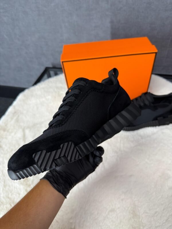Hermes Bouncing Black on Black Sneakers