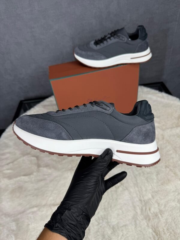 Loro Piana Weekend Walk Sneakers Grey Suede