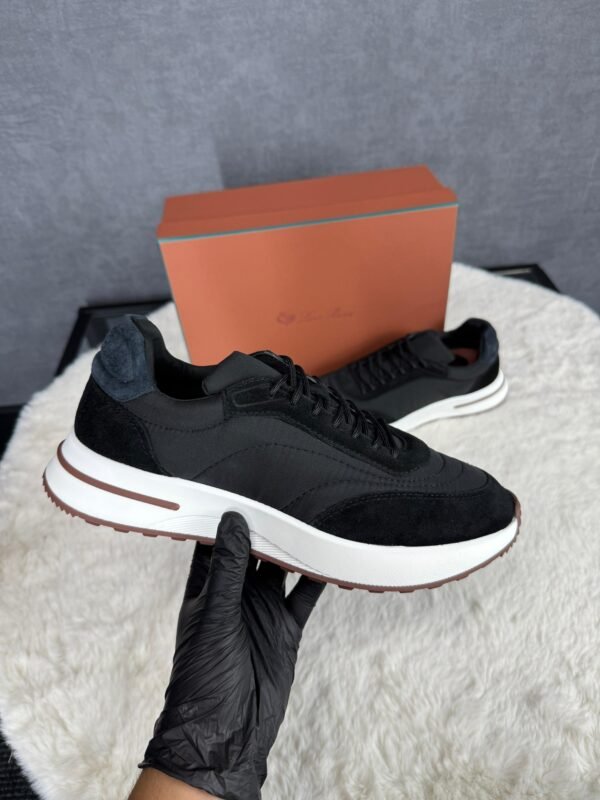 Loro Piana Weekend Walk Sneakers Black Suede