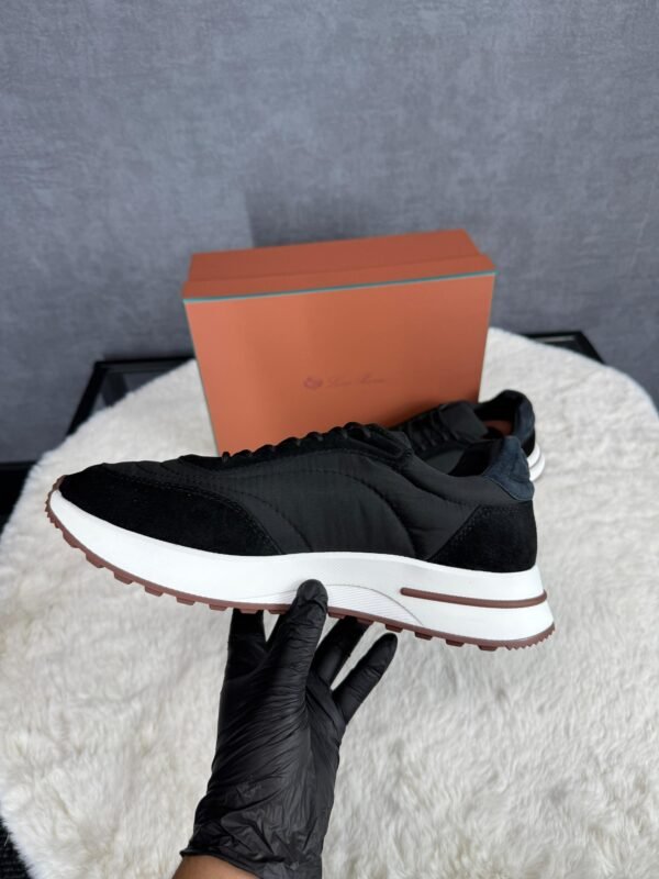 Loro Piana Weekend Walk Sneakers Black Suede