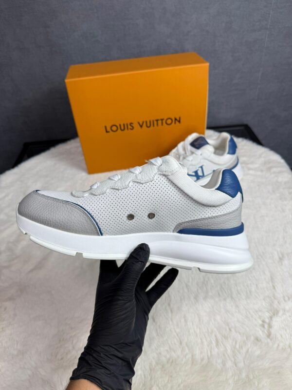 Louis Vuitton Run Away Classic Sneaker White Blue