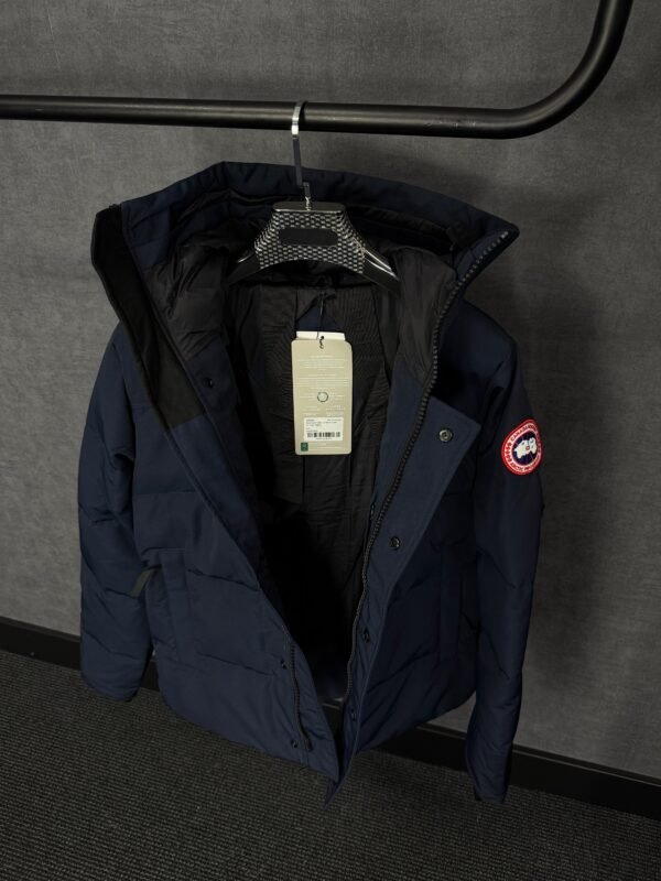 Canada Goose Mac Millan Blue, Red Logo High Quality