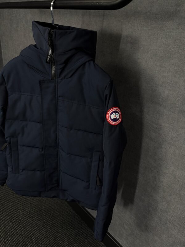 Canada Goose Mac Millan Blue, Red Logo High Quality