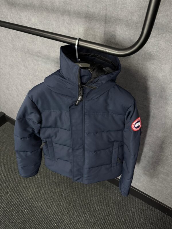 Canada Goose Mac Millan Blue, Red Logo High Quality