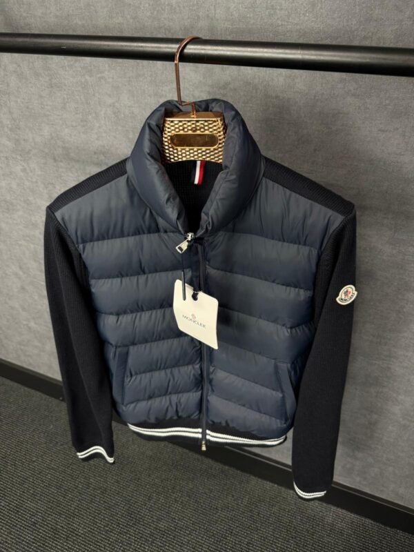 Moncler Cardigan Blue, NFC LOGO