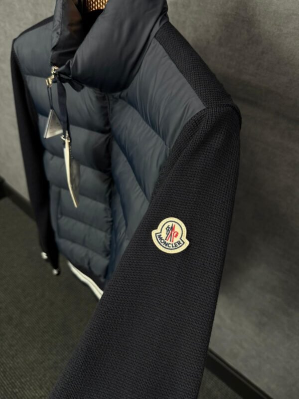 Moncler Cardigan Blue, NFC LOGO