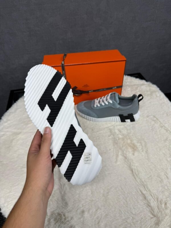 Hermes Bouncing Grey Leather / Suede