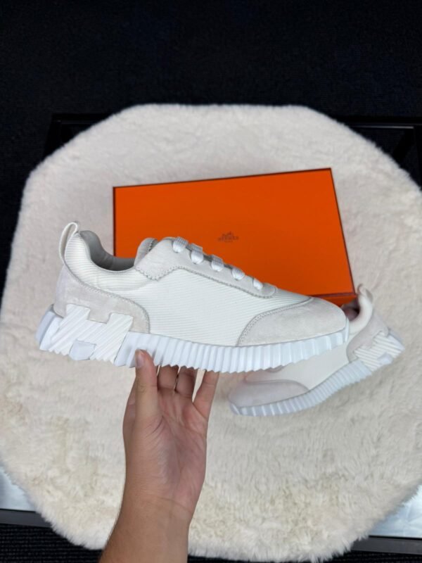 Hermes Bouncing White Sneakers
