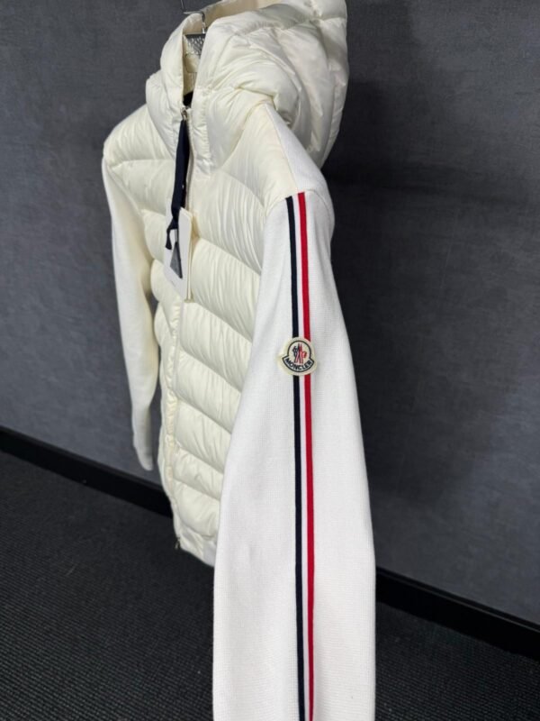 Moncler Cardigan Wit, NFC LOGO