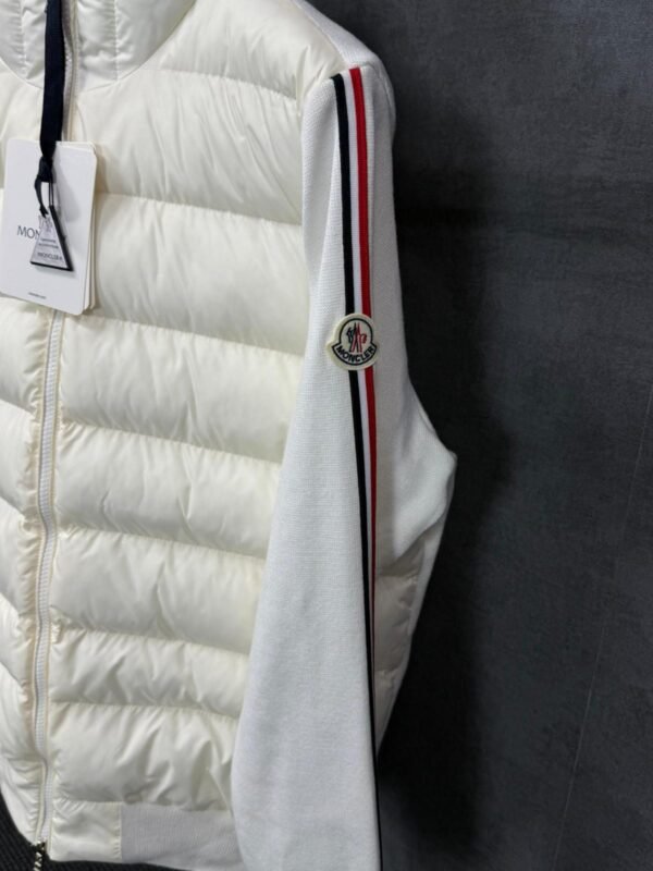 Moncler Cardigan Wit, NFC LOGO