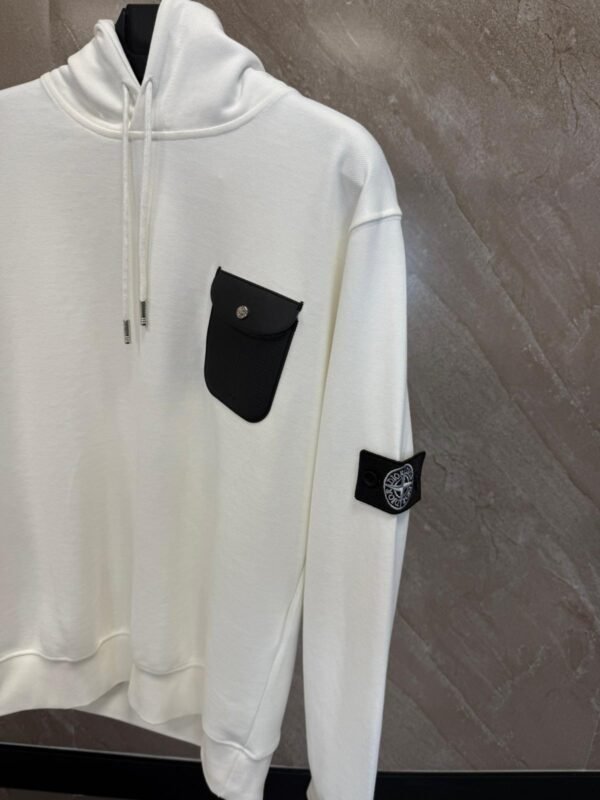Christian Dior x Stone Island White Hoodie