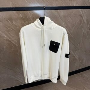 Christian Dior x Stone Island White Hoodie