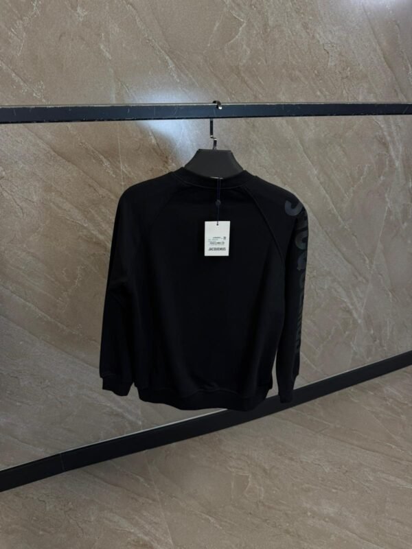 Jacquemus Sweater Black, Arm Letters