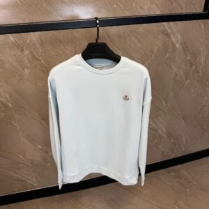 Moncler Sweaters Light Blue