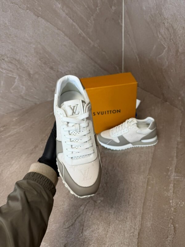 Louis Vuitton Run Away Sneakers White Beige