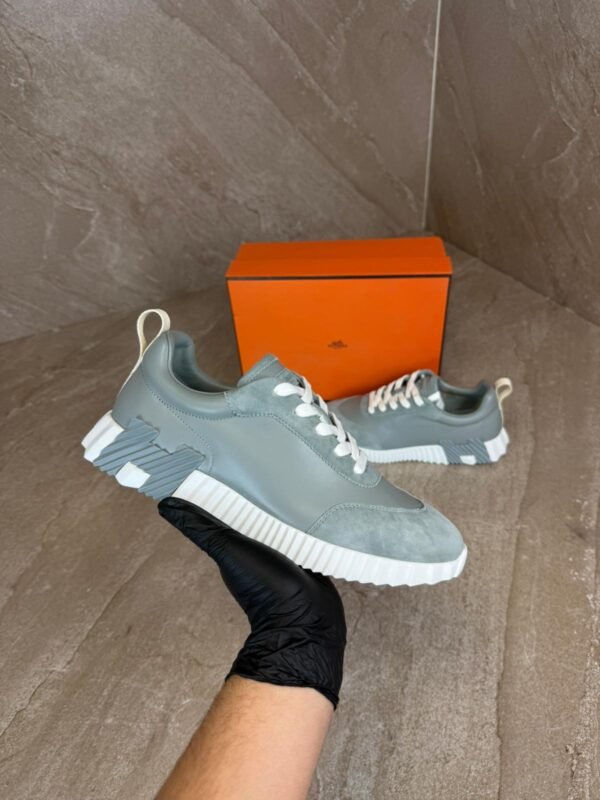 Hermes Bouncing Light Grey Sneakers