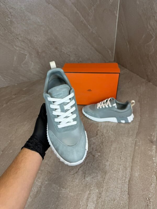 Hermes Bouncing Light Grey Sneakers