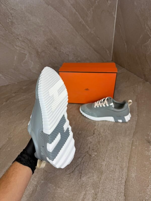 Hermes Bouncing Light Grey Sneakers