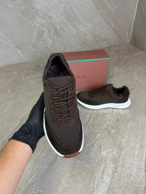 Loro Piana Weekend Walk Sneakers Brown Suede