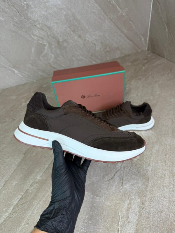 Loro Piana Weekend Walk Sneakers Brown Suede