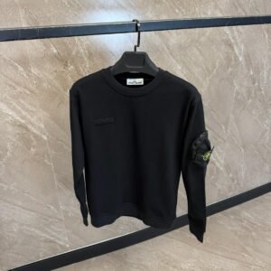 Stone Island Sweater Black Pocket