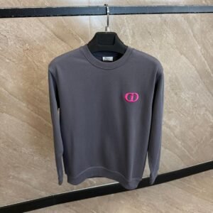 Christian Dior CD Sweater Grey, Purple Logo
