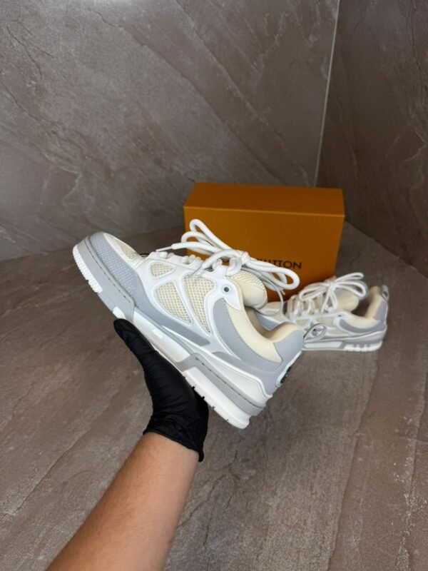 Louis Vuitton Skates Trainers Grey White