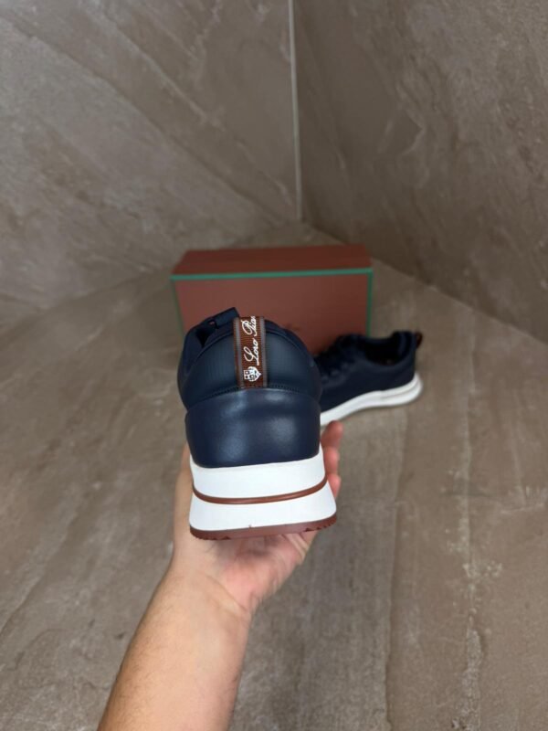 Loro Piana Weekend Walk Sneakers Blue Leather