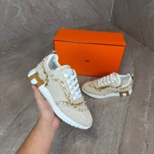 Hermes Bouncing Sneakers Women Beige