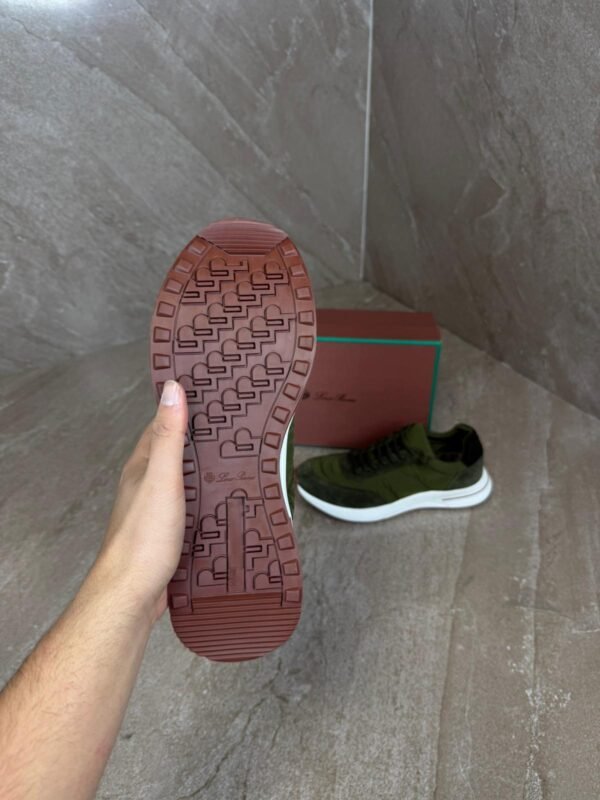 Loro Piana Weekend Walk Sneakers Green Suede