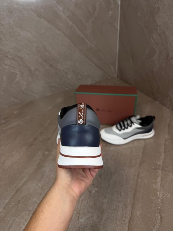 Loro Piana Weekend Walk Sneakers White Grey