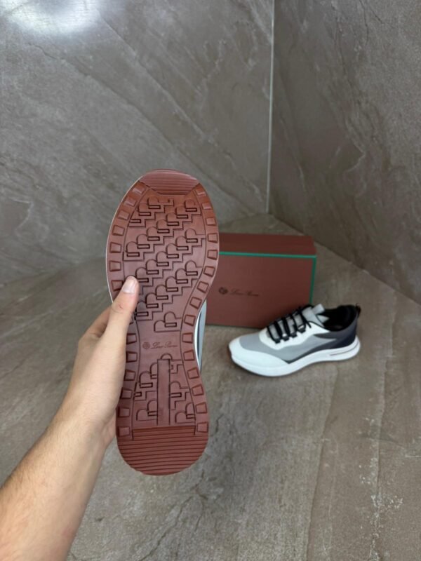 Loro Piana Weekend Walk Sneakers White Grey