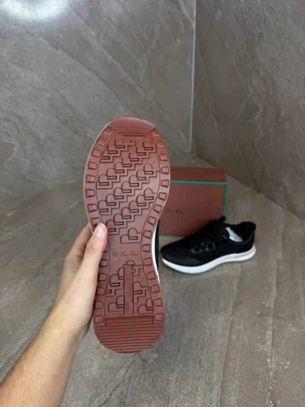 Loro Piana Weekend Walk Sneakers Black Leather