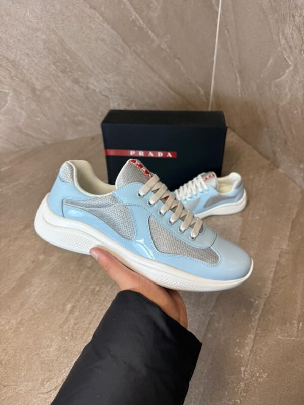 Prada Cups Baby Blue Sneakers