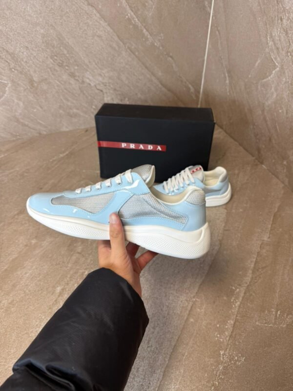 Prada Cups Baby Blue Sneakers