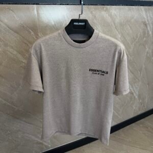 Essentials Fear Of  God T-Shirt  Red Flower Grey
