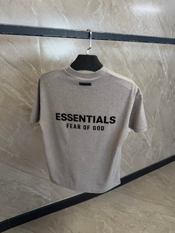 Essentials Fear Of  God T-Shirt  Red Flower Grey