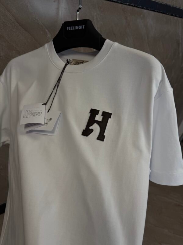 Hermes Simpel Logo T-Shirt White
