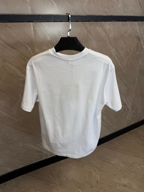 Moncler Black Logo T-Shirt White