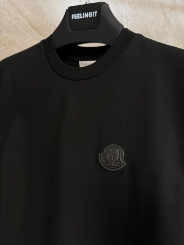 Moncler Black Logo T-Shirt Black