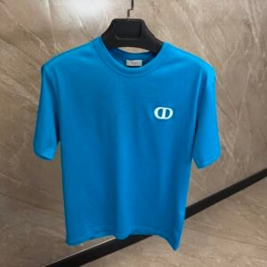 Dior CD Logo T-Shirt Blue
