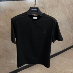 Dior CD Logo T-Shirt Black