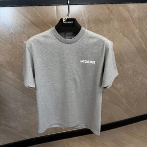 Jacquemus Basic Logo T-Shirt Grey