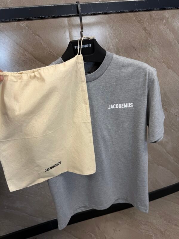 Jacquemus Basic Logo T-Shirt Grey