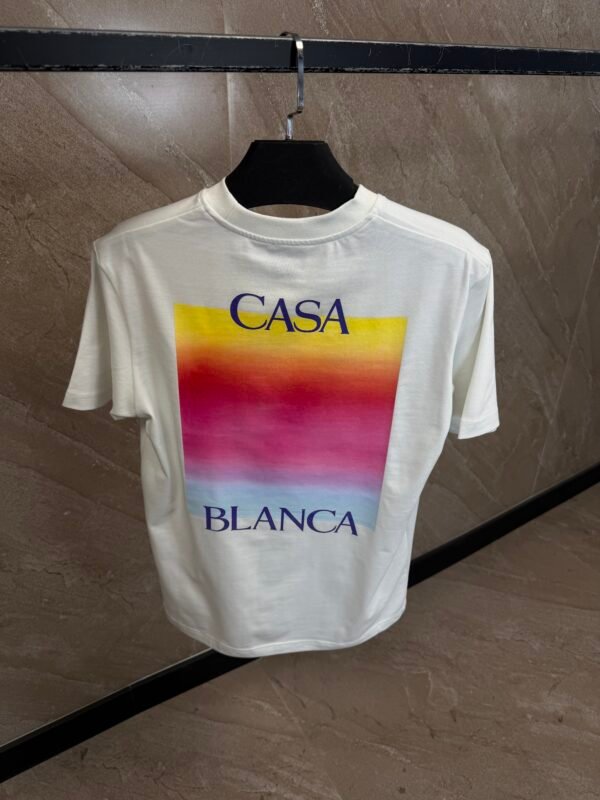 Casablanca Fade Logo T-Shirt White