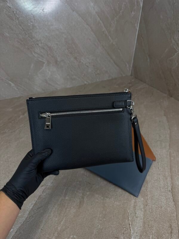 Hermes Clutch Bag Black